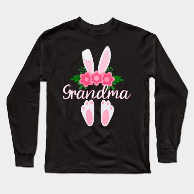 EASTER BUNNY GRANDMA FOR HER - MATCHING EASTER SHIRTS FOR WHOLE FAMILY Long Sleeve T-Shirt by KathyNoNoise